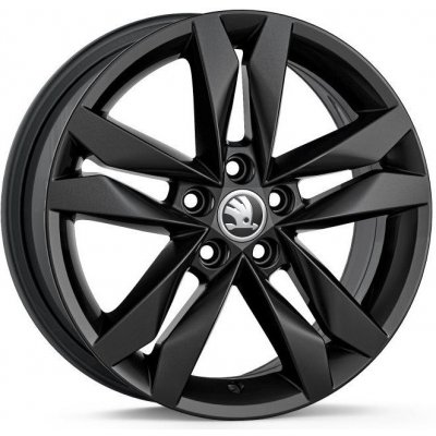 Škoda CANIS 6x16 5x112 ET45 black metallic – Zboží Mobilmania