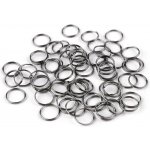 Spojovací kroužek dvojitý Ø12 mm Varianta: 2 nikl černý, Balení: 20 g – Zboží Mobilmania