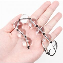 LateToBed BDSM Line Glass Anal Beads XL