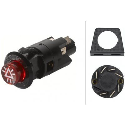 Vypínač výstražných blikačů HELLA 6HF 001 579-052 | Zboží Auto