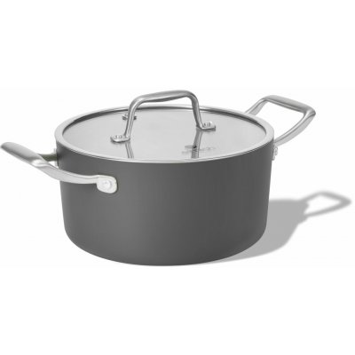 Elmich Nepřilnavý keramický hrnec Vital 18 cm 2 l tmavě šedá – Zboží Dáma