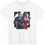 Styloví agenti Akce s elegancí Unisex tričko s potiskem White – Sleviste.cz