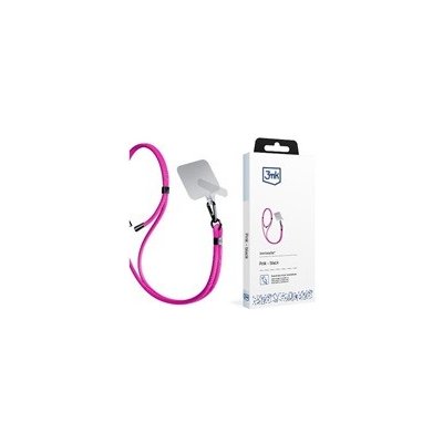 3mk EasyClip univerzální šňůrka pro telefony se zadním krytem růžová – Zboží Živě