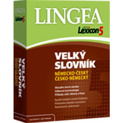 Lingea Lexicon 5 Německý velký slovník – Hledejceny.cz