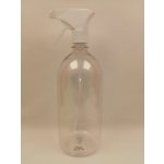 Tera Plastová lahvička čirá s bílým pistolovým rozprašovačem 1 l – Zboží Dáma