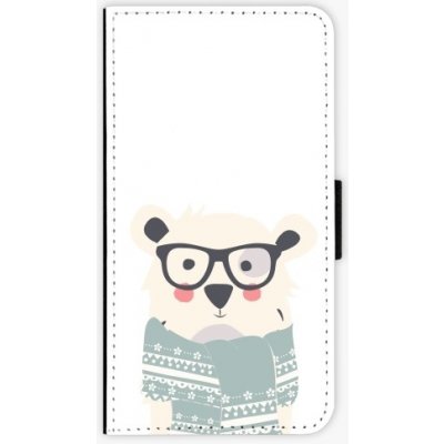 Pouzdro iSaprio Bear With Scarf - Samsung Galaxy J5 2016