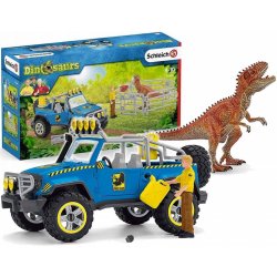 Schleich Dinosaurs Geländewagen mit Dino-Außenposten 41464