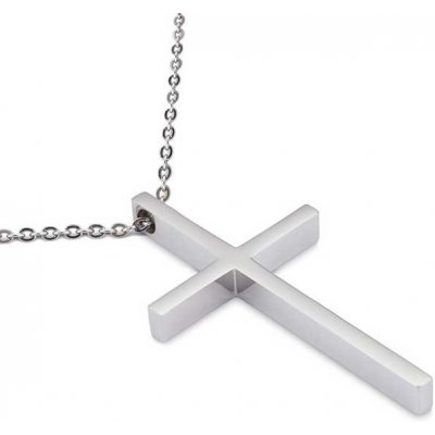 Steel Edge Přívěšek křížek z chirurgické oceli WJHC172+řetízek – Zboží Mobilmania