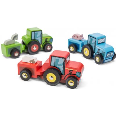 Le Toy Van barevný traktor 1 ks modrá – Hledejceny.cz