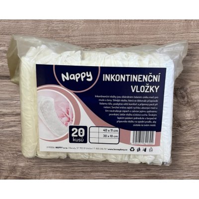 Nappy Inkontinenční vložky 20 ks 40 x 15 cm – Zboží Dáma