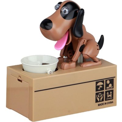 Pokladnička na mince hladový pejsek – Hledejceny.cz