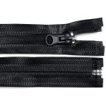 Voděodolný zip šíře 7 mm délka 80 cm spirálový, malé, 322 černá – Zboží Mobilmania