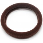 Pružná jednobarevná gumička do vlasů - 4 barvy Barva: hnědá – Sleviste.cz