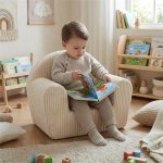New Baby Dětské křeslo Manšestrové cream – Hledejceny.cz