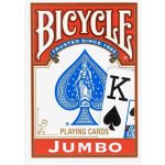 Bicycle Rider Back Jumbo Poker červené – Zboží Mobilmania