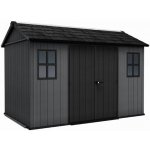 Keter Newton Plus Wide 11 x 7,5 šedý s podlahou – Sleviste.cz
