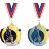 Sportovní medaile Akrylátová medaile Hod kladivem Zlatá
