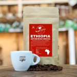 kopi bean Ethiopia Abyssinian Mocca Arabika Mletá hrubě 50 g – Hledejceny.cz