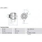 BOSCH 0 986 049 400 generátor (0986049400) | Zboží Auto