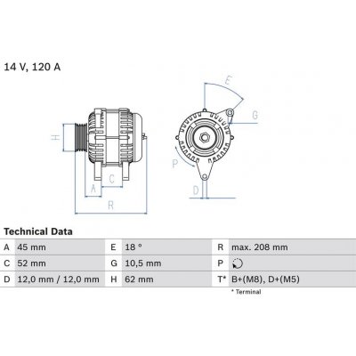 BOSCH 0 986 049 400 generátor (0986049400) | Zboží Auto