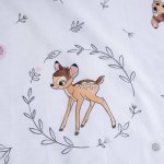 Jerry Fabrics Povlečení Bambi Beige baby 100 x 135 cm 40 x 60 cm – Sleviste.cz