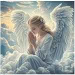 Norimpex Diamantový obrázek malování 30 x 40 cm Modlící se anděl – Sleviste.cz