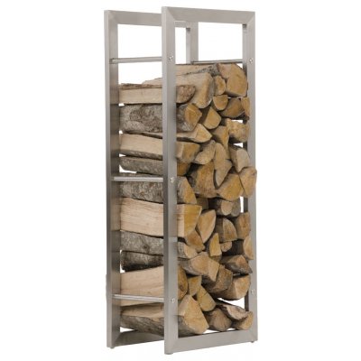 BHM Germany Stojan na dřevo Karin, 60x100 cm, nerez – HobbyKompas.cz