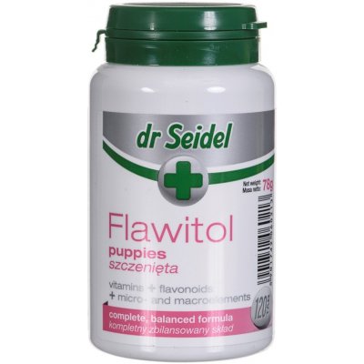 Dr. Seidla Flawitol pro štěňata 120 tbl – Hledejceny.cz