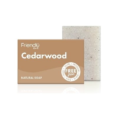 Friendly Soap přírodní mýdlo cedrové dřevo 95 g – Zboží Mobilmania