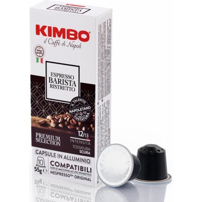 Kimbo Espresso BARISTA Ristretto ALU Kapsle do Nespresso 10 ks – Zboží Mobilmania