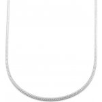 B&B Goldinvestic Zlatý dětský řetízek lanko hladký jemný bílé zlato N4833-585/1000 – Zboží Mobilmania