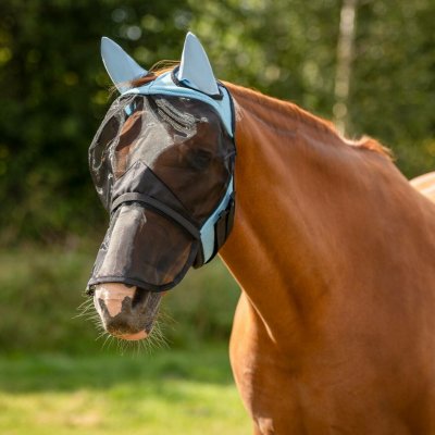QHP Maska s ochranou uší a nozder light blue – Hledejceny.cz