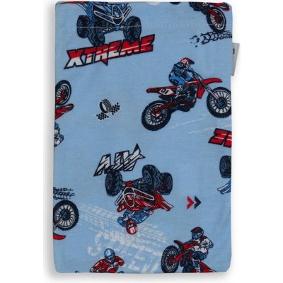 ESITO Bavlněná Jersey žínka Motorky modrá 19 x 14 cm – Zboží Dáma