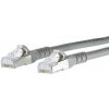 síťový kabel Metz Connect 1308452533-E S/FTP patch, kat. 6a, 2,5m, šedý