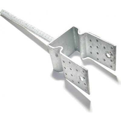 Patka kotevní U s prolisem, 100x80x125x4mm, žár. Zn – Hledejceny.cz