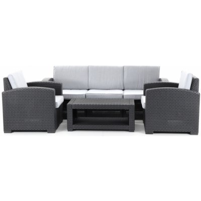 VeGA Stolová sestava - PORTORIKO GREY DeLuxe – Sleviste.cz