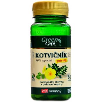 VITAHARMONY Kotvičník 500 mg 90% saponinů 80 cps.