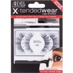 Ardell X-Tended Wear Lash System 105 + lepidlo na řasy X-Tended Wear 1 g + aplikátor 1 ks + odstraňovač řas 1 g + kartáček na řasy 1 ks Black – Zboží Dáma