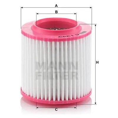MANN FILTER Vzduchový filtr C 1343 – Hledejceny.cz