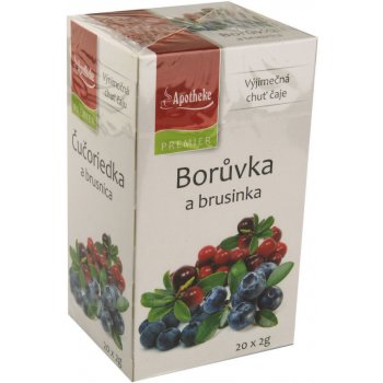 Apotheke Borůvka a brusinka čaj 20 x 2 g