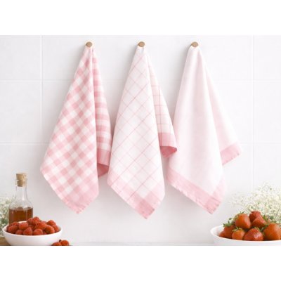 XPOSE® ALVARO 50x70 cm růžová 3 ks – Zboží Dáma