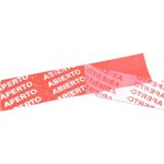 KREDO bezpečnostní pečetící lepící páska OPENED červená 50 mm x 50 m