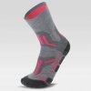 UYN ponožky Lady Trekking 2IN Merino Mid Socks Light Grey/Pink