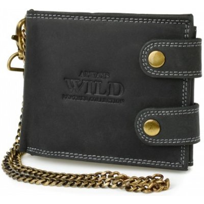 Pánská peněženka Always Wild N2900 z kvalitní kůže - černá – Zboží Mobilmania