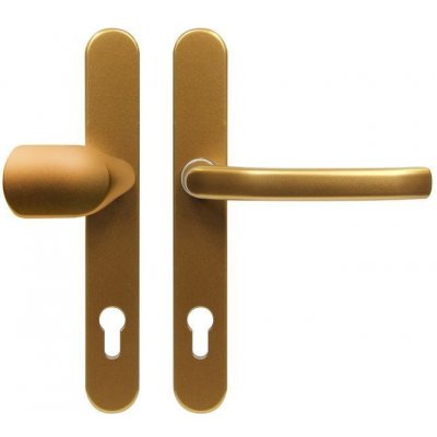 Richter Dveřní kování pro plastové dveře Czech RHD.0030.92.F4, bronz – Sleviste.cz