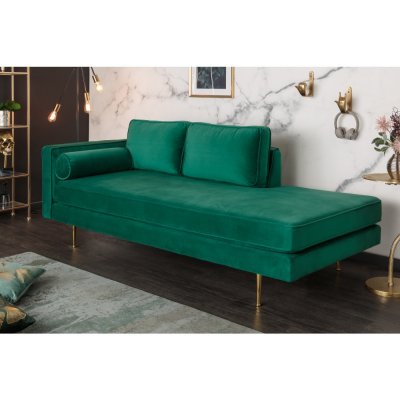 Massive home Diva196 cm smaragdově zelená samet 40602 – Zboží Mobilmania