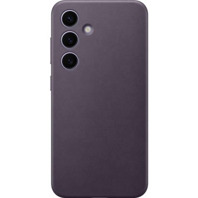 Samsung Galaxy S24 Zadní kryt z veganské kůže Dark Violet GP-FPS921HCAVW – Zboží Mobilmania