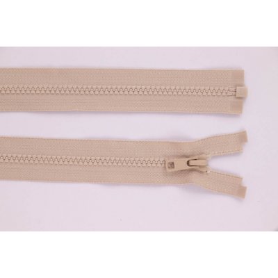 de-park Zip YKK - 95cm - dělitelný - bílá káva - 710 – Hledejceny.cz