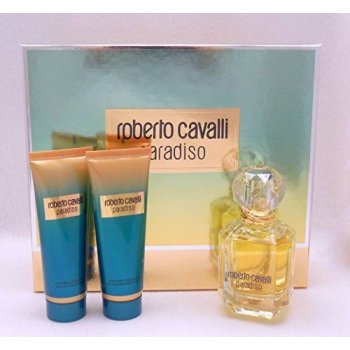 Roberto Cavalli Paradiso EDP 75 ml + tělové mléko 75 ml + sprchový gel 75 ml dárková sada