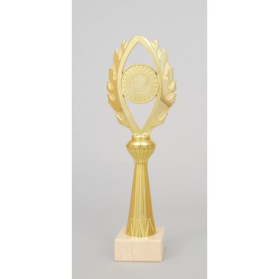 Zlatý sportovní pohár plaketa 31 35 cm 31 cm – Zboží Mobilmania